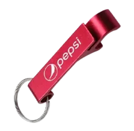 Custom Bottle Opener Metal Keychains - Style A