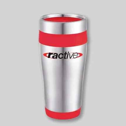 16 oz Carmel Stainless Steel Travel Tumbler 