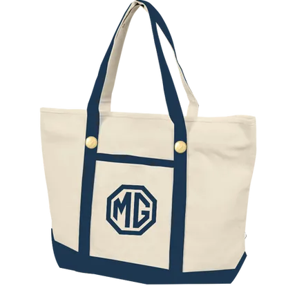 Budget Custom Large Cotton Canvas Sailing Tote Bag