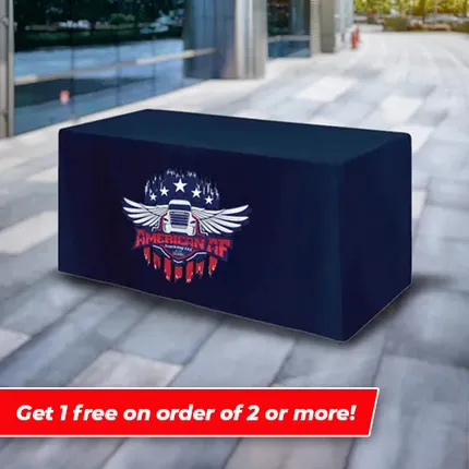 Rectangle Fitted Table Cover Style - Full Color