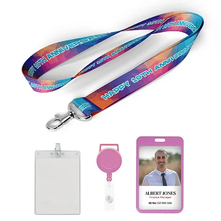 LANYARDS DYE SUBLIMATED FULL COLOR  