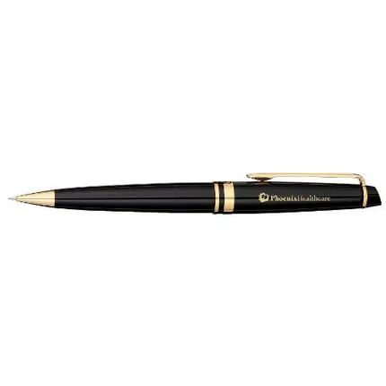 Waterman Expert Ballpoint Pen - Black with Gold Trim