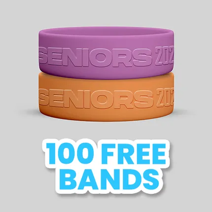 1 inch Embossed Wristband 