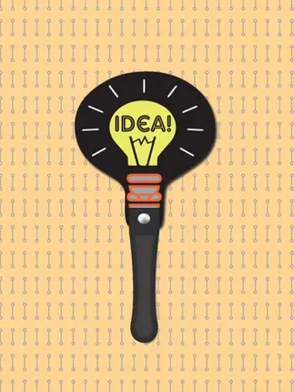 Light Bulb Hand Fan