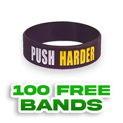 3/4 inch Color Filled Debossed Wristband   