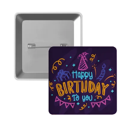 Square Buttons 2" x 2"