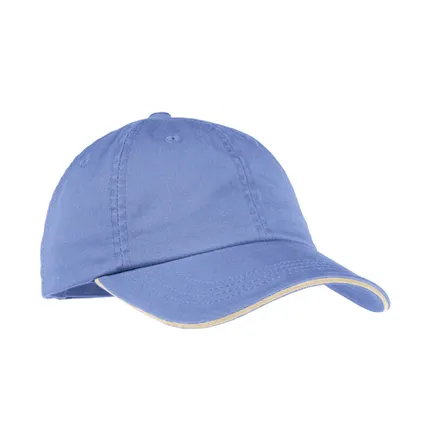 Port Authority Signature Ladies Sandwich Bill Cap with Striped Closure - Dark/All