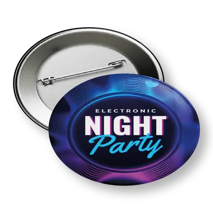 Oval Buttons2.75" x 1.75"