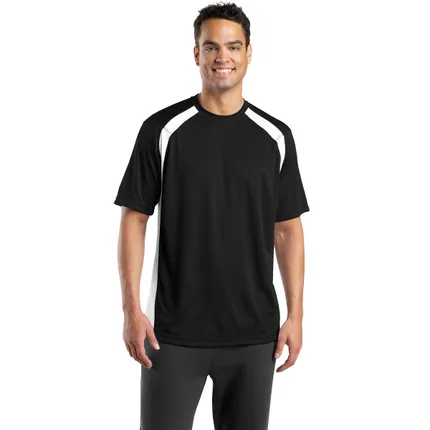 Sport-Tek Dry Zone Colorblock Crew - Dark/All