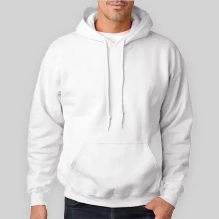 Gildan Adult Heavy Blend Hooded Sweatshirt - White, 2XL