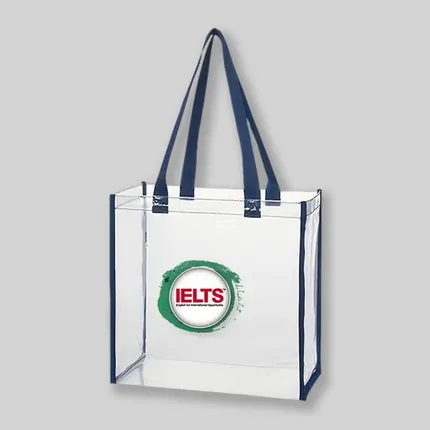 Budget Custom Clear Tote Bag  
