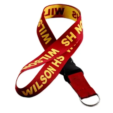 Custom Woven Lanyard Keychain