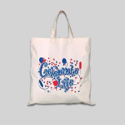 Natural color 21" handle shopping tote bag 