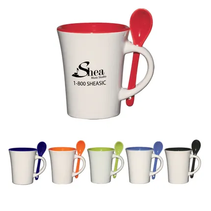 8 Oz. Blanco Spooner Mug