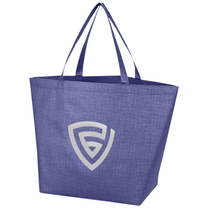 Budget Custom Crosshatched Non Woven Tote Bag - BG