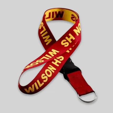 Custom Woven Lanyard Keychain