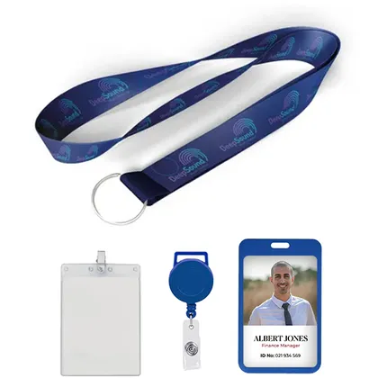 3/4 inch Dye Sublimation Lanyard-A