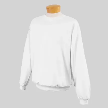 Jerzees Youth 8 oz 50/50 Nublend Fleece Crew - White/Neutral