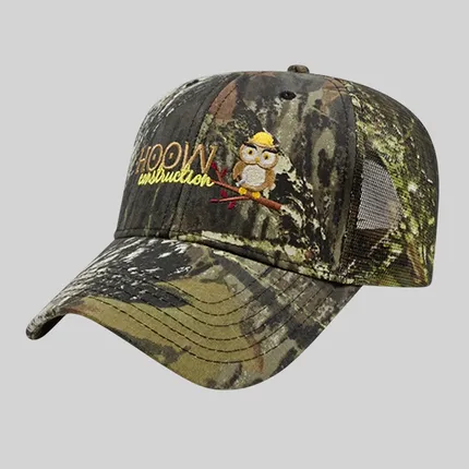 All Over Camo Mesh Back Trucker Cap - Structured
