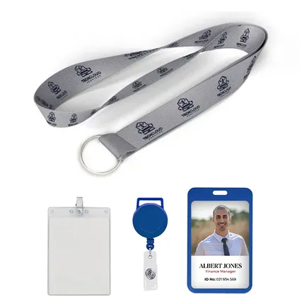 5/8" Lanyards Custom Polyester-A