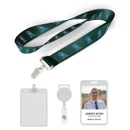 Polyester 1 inch Lanyard-B