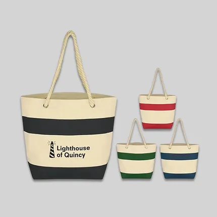 Cruising Tote Bag With Rope Handles - BG