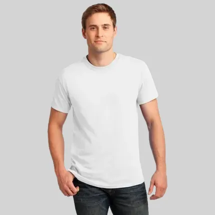 Gildan Heavy 100% Cotton T-Shirt - White/Natural