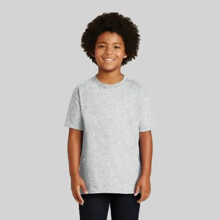 Gildan Youth Ultra 100% Cotton Tee - Light/Heather