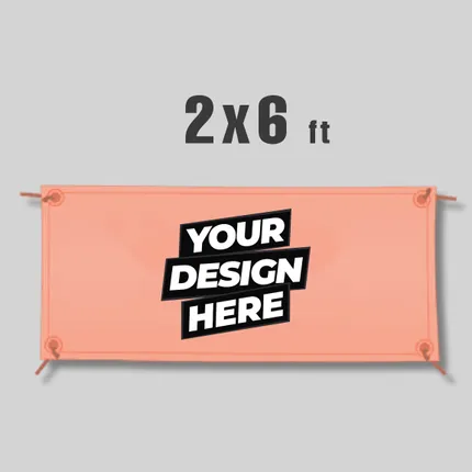 Vinyl Banner 2' x 6'