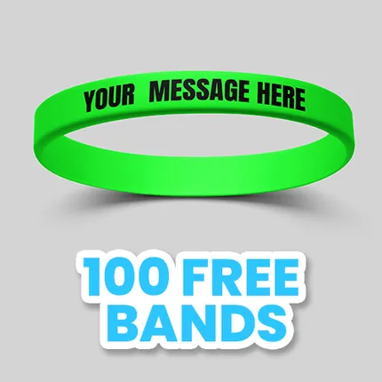 Custom Glow in the Dark Wristband