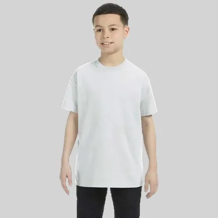 Gildan Youth Heavyweight Cotton Tee - Light/Heather