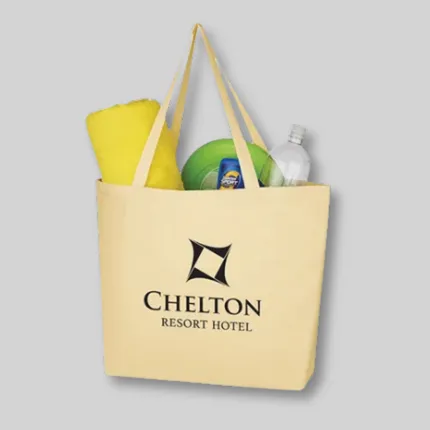 THE OUTING COTTON TWILL TOTE BAG 