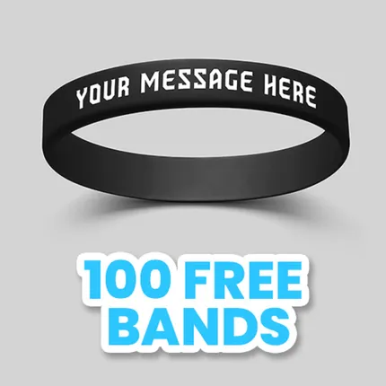 Custom Printed Silicone Wristbands        
