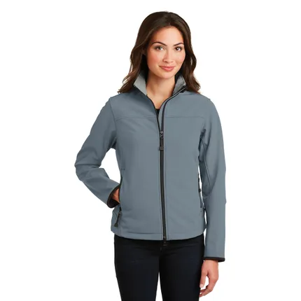 Port Authority Ladies Glacier Soft Shell Jacket - Dark/All