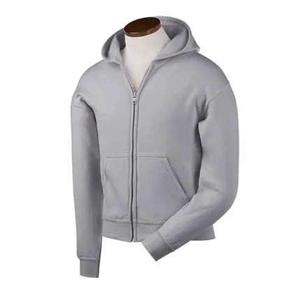Gildan Youth 7.75 oz. 50/50 Heavy Blend Full-Zip Hoodie - Light/Heather