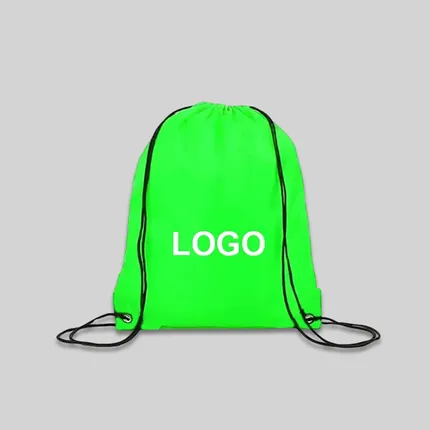 Triangular Corner Drawstring Backpack - 1