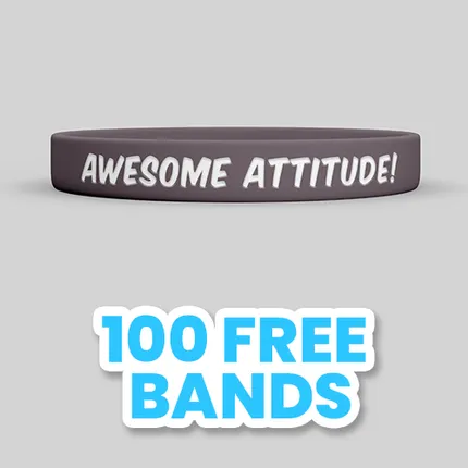 Custom Color Filled Wristband       