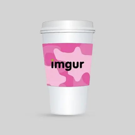 One or Full Color Coffee Cup Sleeves