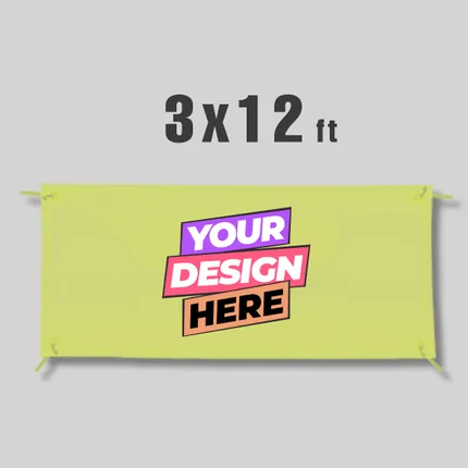 Vinyl Banner 3' x 12'