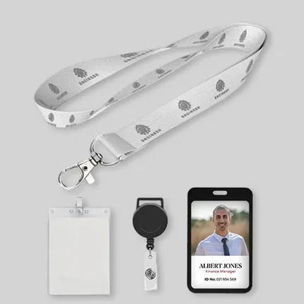 5/8" Custom Polyester Lanyards-A