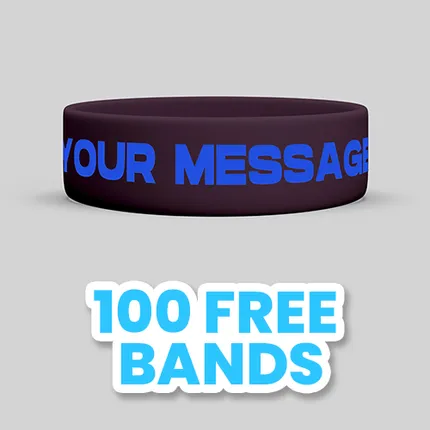 1 inch Printed Wristband     