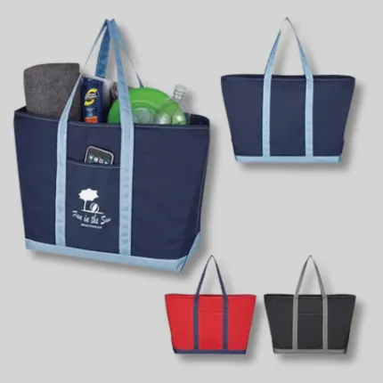 TWO-TONE MONDO TOTE BAG