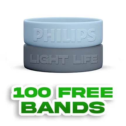 Embossed 1 inch Wristband    