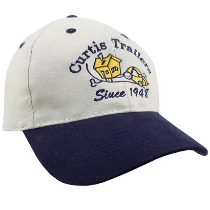 Heavyweight Washed Brushed Twill Cap - Two Tone