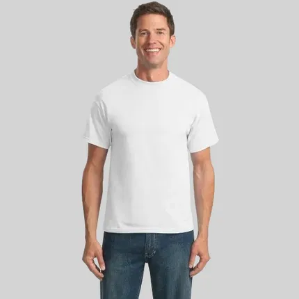 Port and Company 50/50 Cotton/Poly T-Shirt - White