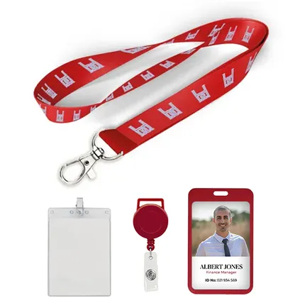 5/8 inch Polyester Lanyard-B
