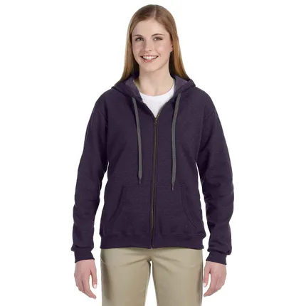 Gildan Heavy Blend Ladies 8 oz. Vintage Classic Full Zip Hood - Dark/All
