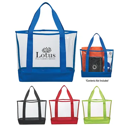CLEAR CASUAL TOTE BAG    