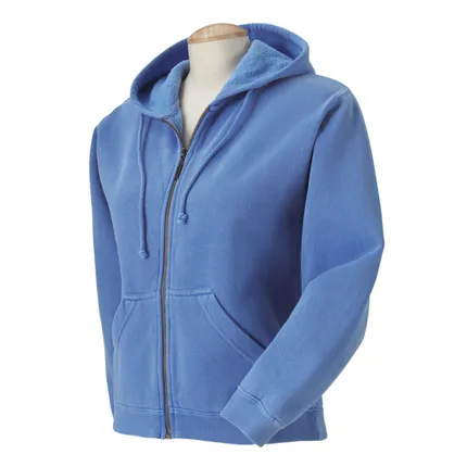 Comfort Colors Women's Garment-Dyed Full-Zip Hoodie - Dark/All