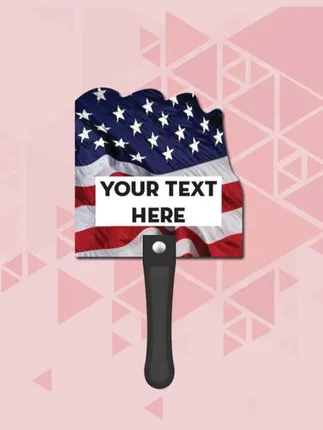 Flag Hand Fan 